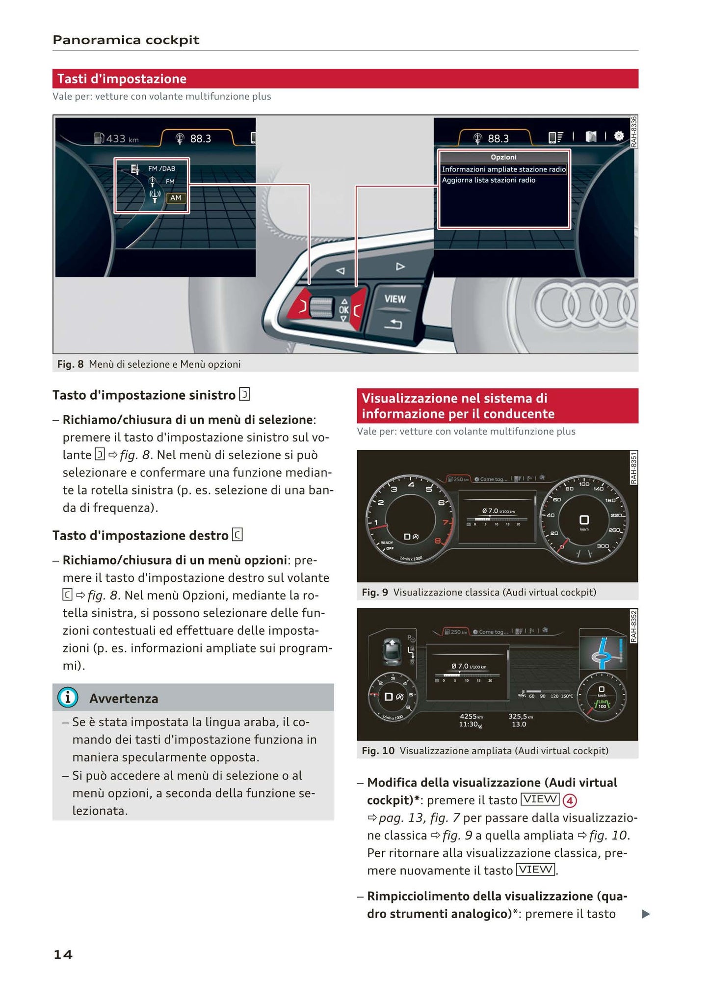 2015-2019 Audi A4 Manuel du propriétaire | Italien