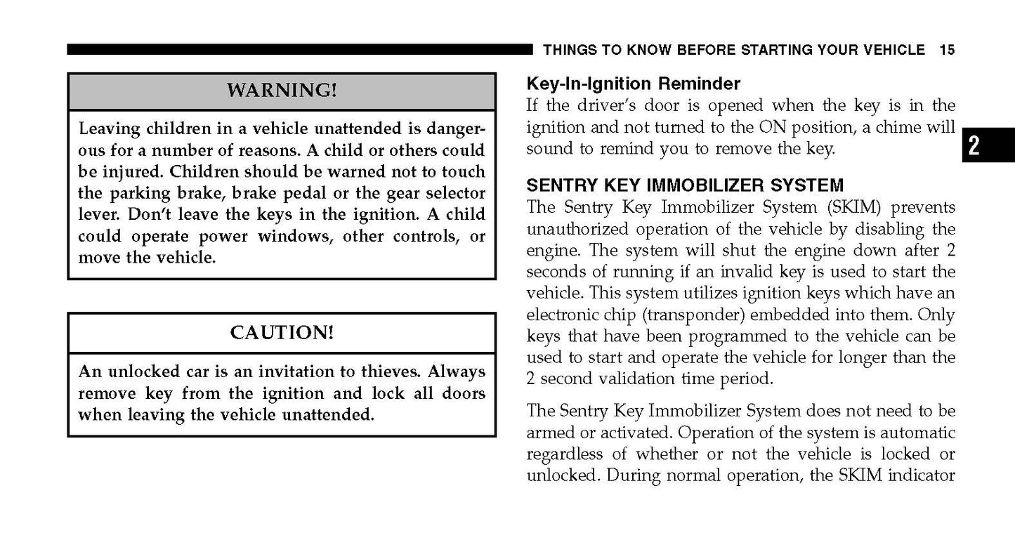 2007 Jeep Grand Cherokee SRT8 Owner's Manual | English