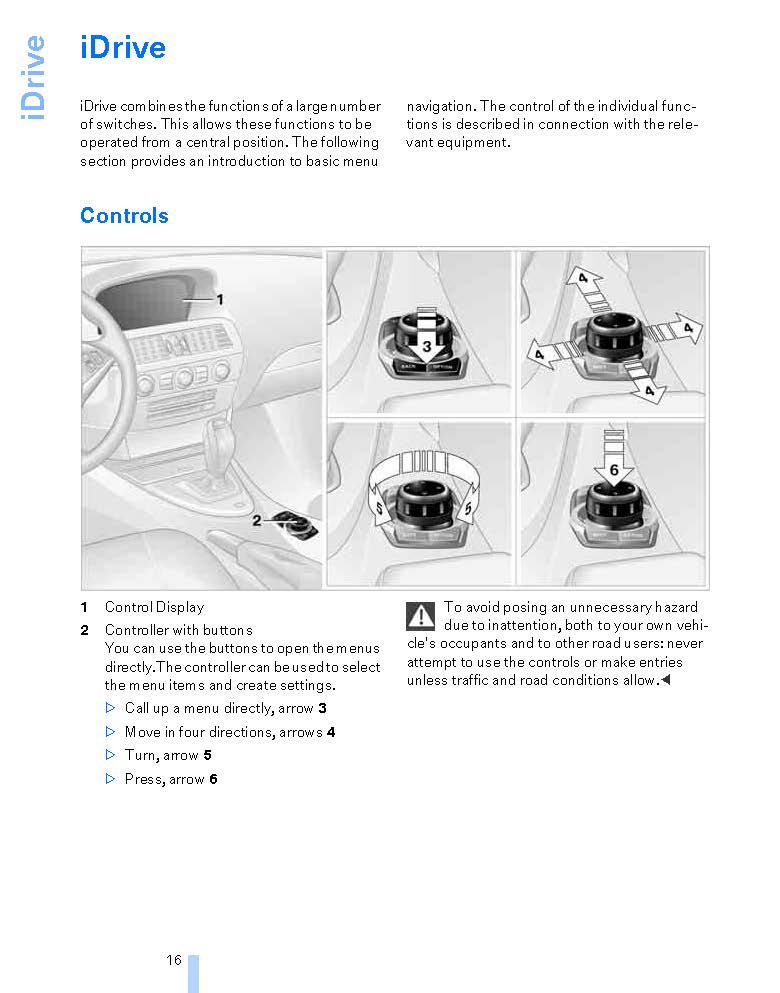 2009 BMW 6 Series Coupé/6 Series Cabriolet Owner's Manual | English