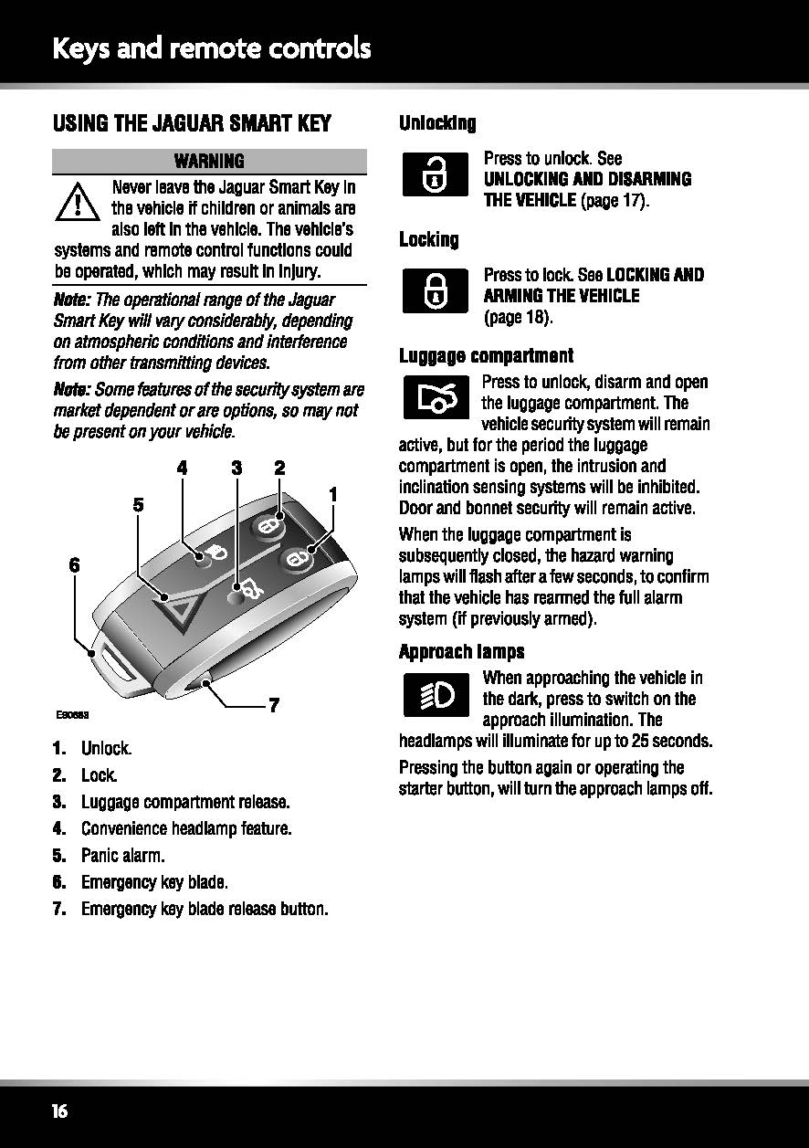 2012 Jaguar XK Owner's Manual | English