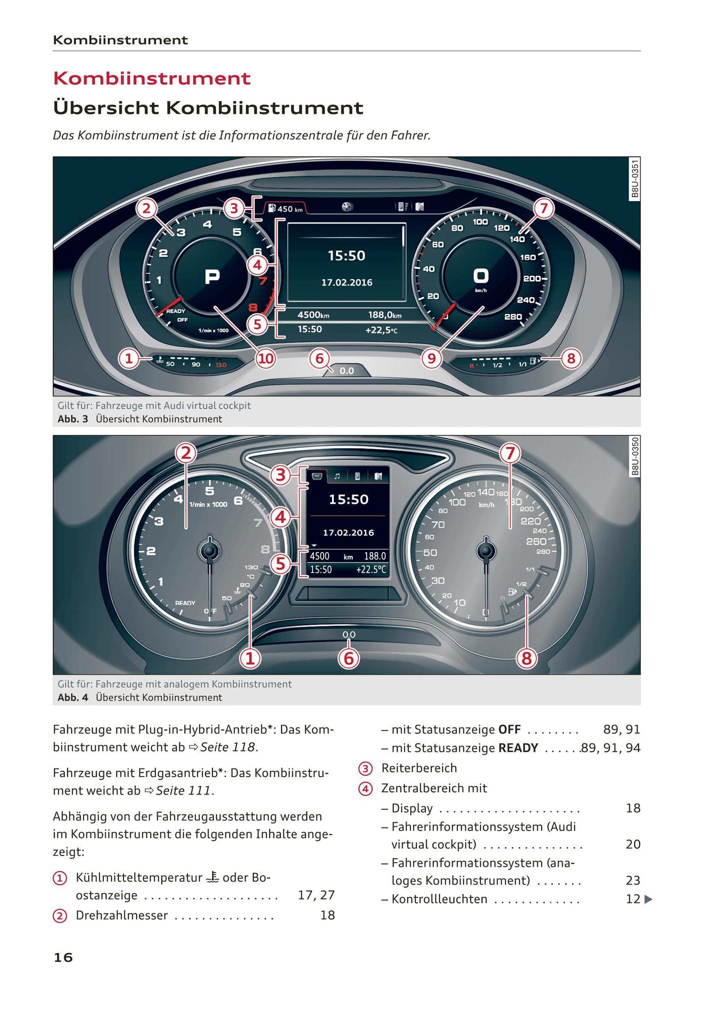 2016-2018 Audi A3 Manuel du propriétaire | Allemand