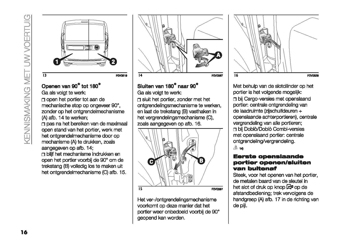 2022-2023 Fiat Doblo Bedienungsanleitung | Niederländisch