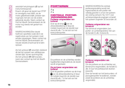 2016-2022 Abarth 595/695 Gebruikershandleiding | Nederlands