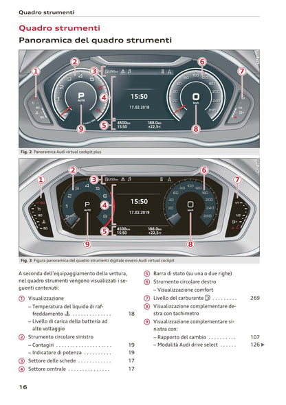 2018-2023 Audi Q3/Q3 Sportback/RS Q3/RS Q3 Sportback Owner's Manual | Italian