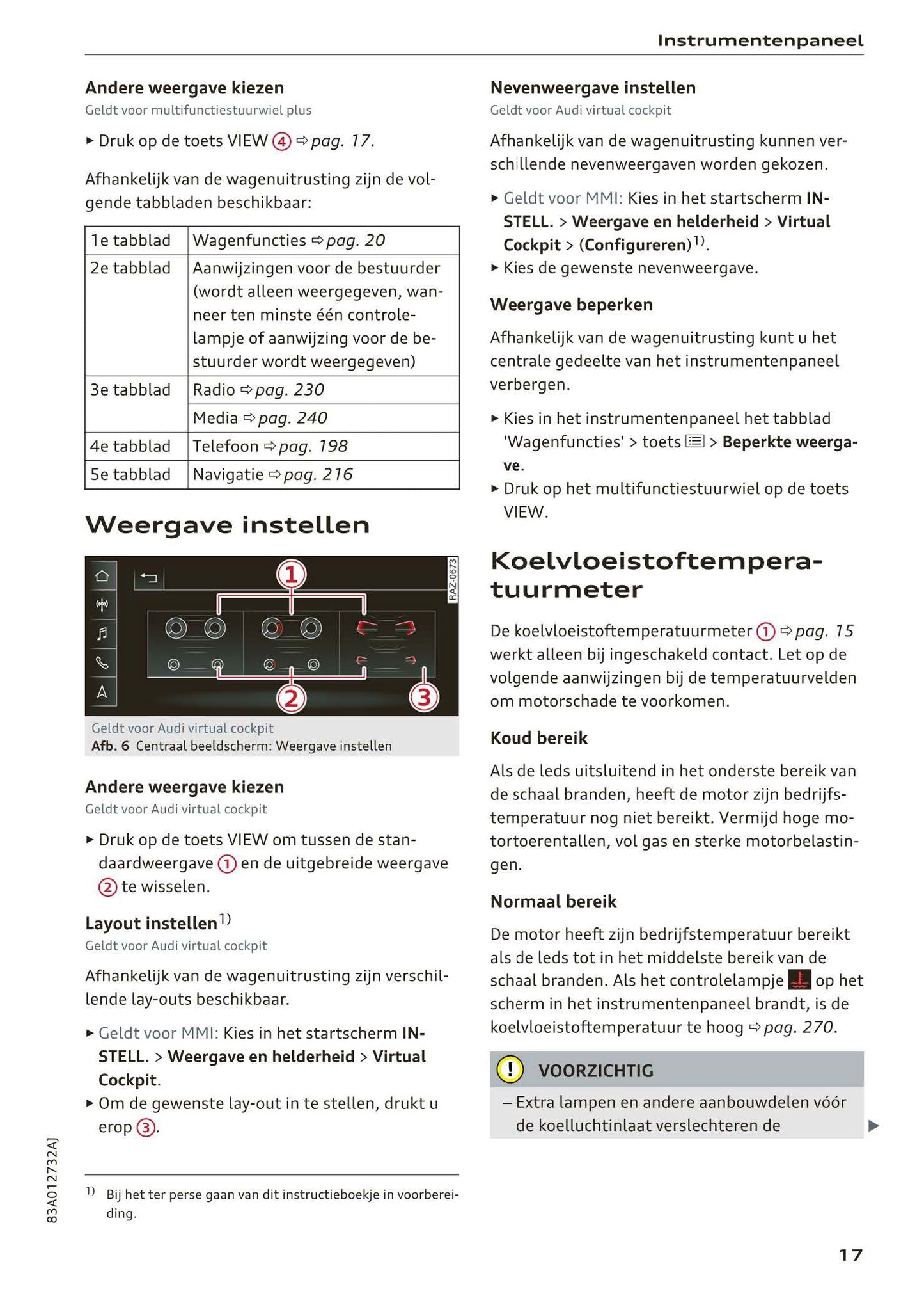 2018-2023 Audi Q3/Q3 Sportback/RS Q3/RS Q3 Sportback Owner's Manual | Dutch