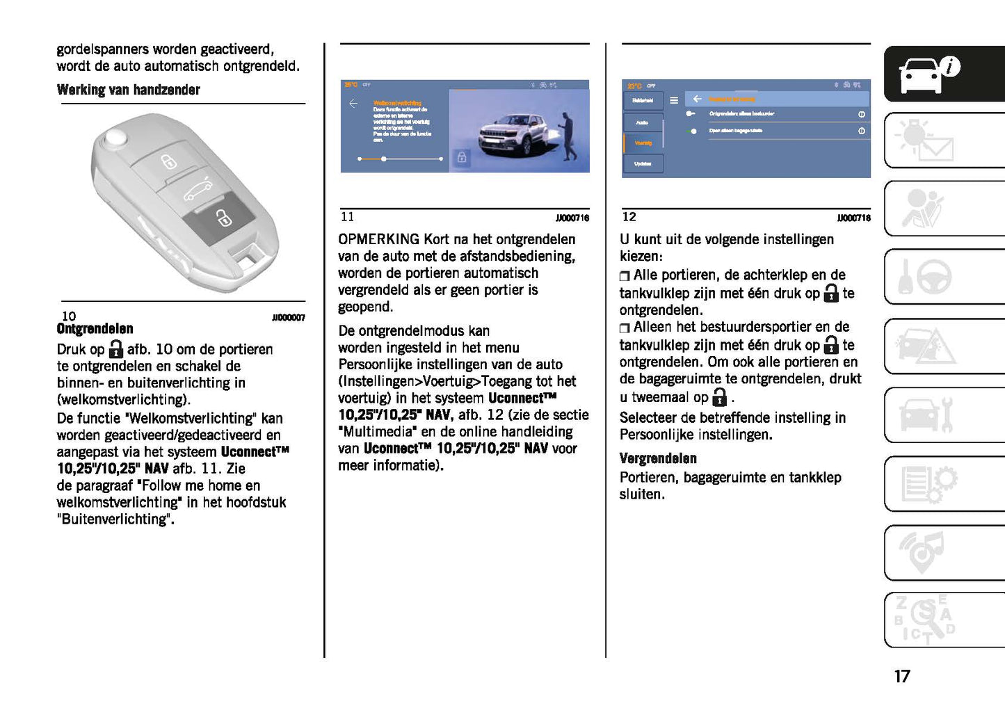 2023-2024 Jeep Avenger Gebruikershandleiding | Nederlands