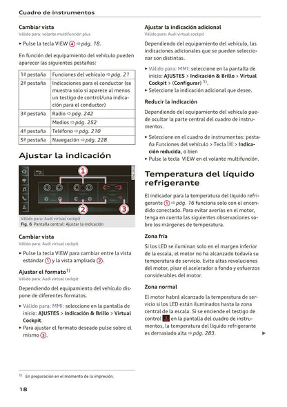 2018-2023 Audi Q3 Manuel du propriétaire | Espagnol