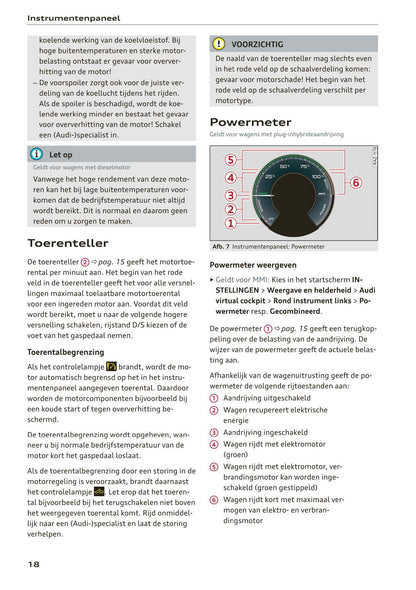 2018-2023 Audi Q3/Q3 Sportback/RS Q3/RS Q3 Sportback Owner's Manual | Dutch