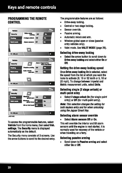 2012 Jaguar XK Owner's Manual | English