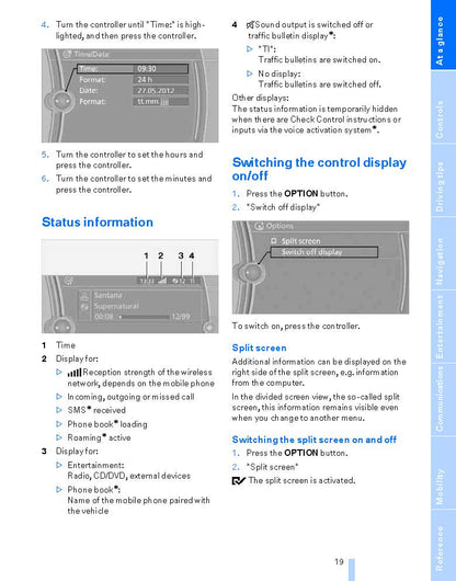 2010 BMW Serie 6 Coupé/Convertible Owner's Manual | English