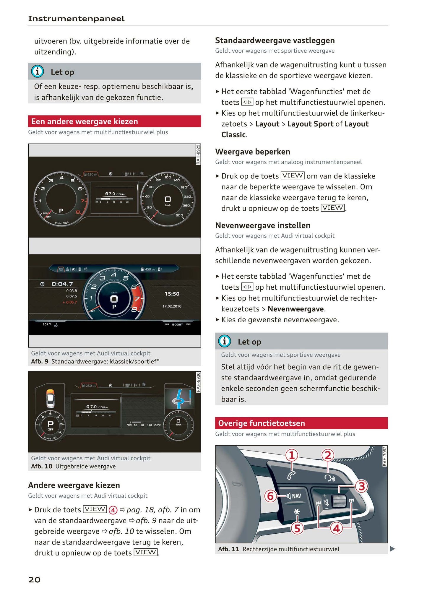 2017-2020 Audi A5 Gebruikershandleiding | Nederlands