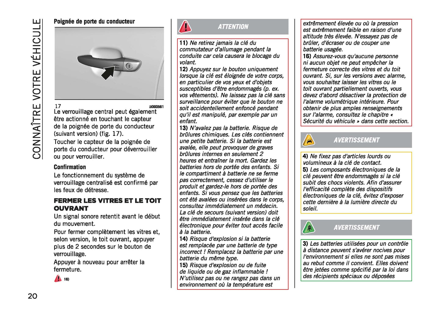 2023-2024 Jeep Avenger Gebruikershandleiding | Frans