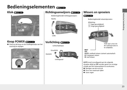 2022-2023 Honda Civic Bedienungsanleitung | Niederländisch
