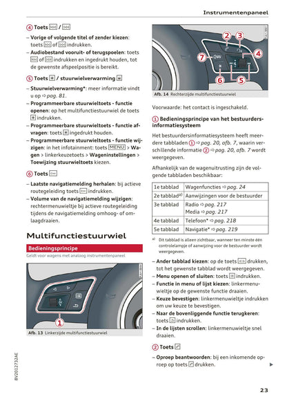 2016-2018 Audi A3/S3/RS 3 Manuel du propriétaire | Néerlandais