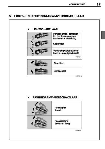 2004-2005 Lexus IS200/IS300 Bedienungsanleitung | Niederländisch