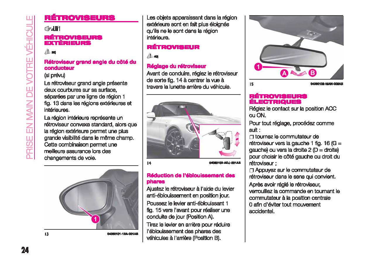 2017-2023 Abarth 124 Spider Gebruikershandleiding | Frans