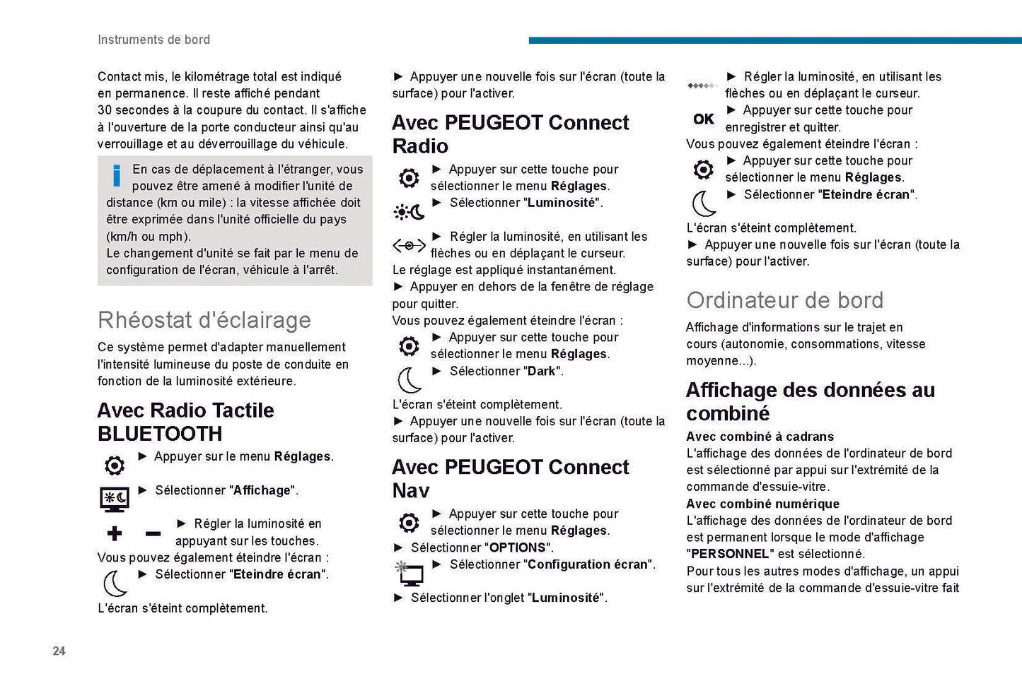 2019-2020 Peugeot 208/e-208 Bedienungsanleitung | Französisch