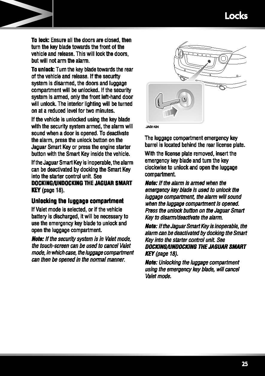 2012 Jaguar XK Owner's Manual | English