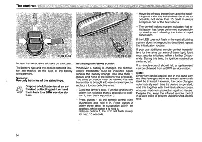 1993 BMW 8 Series Owner's Manual | English