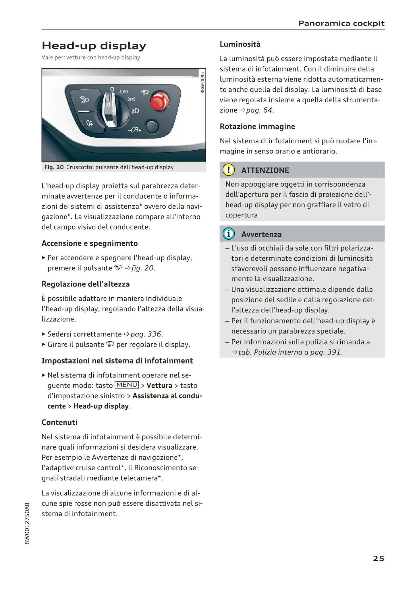 2015-2019 Audi A4 Manuel du propriétaire | Italien
