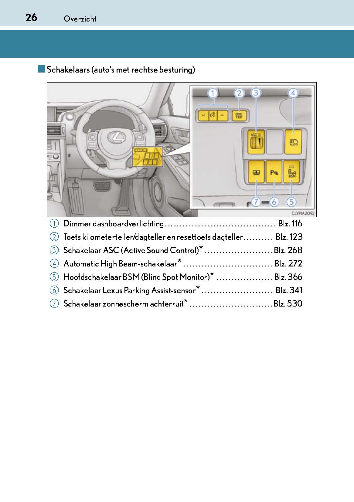 2018-2019 Lexus IS 300h Owner's Manual | Dutch