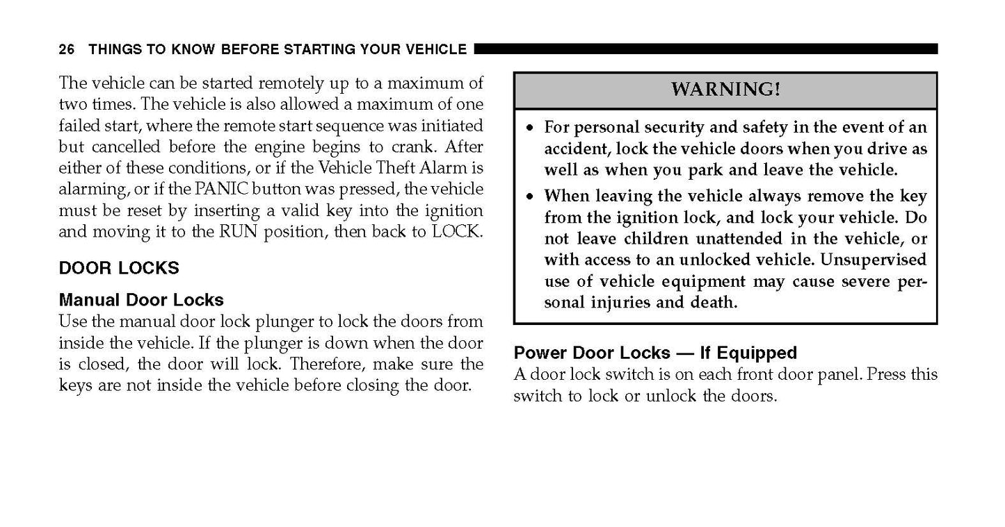 2007 Jeep Grand Cherokee SRT8 Owner's Manual | English