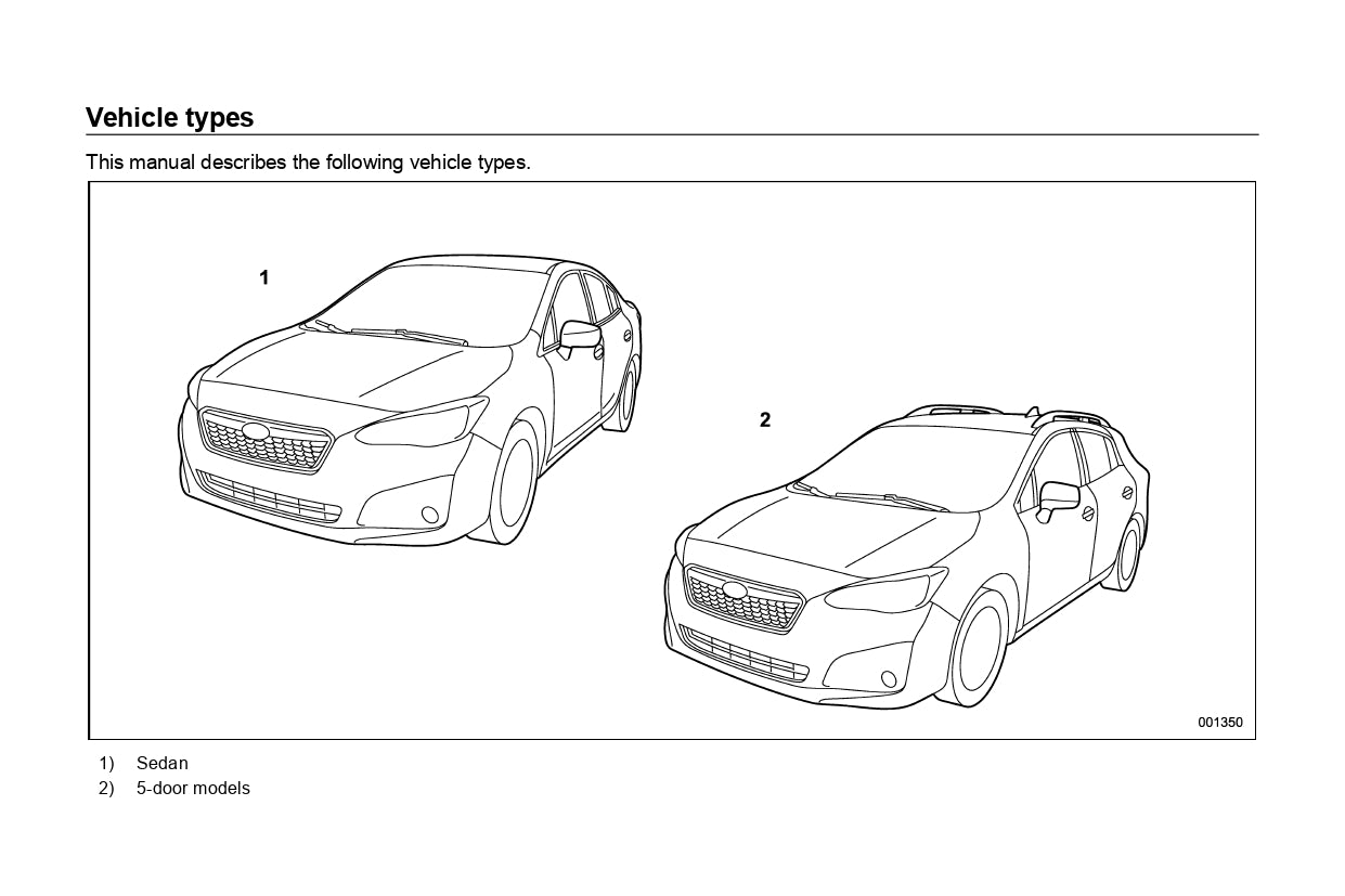 2019 Subaru Impreza Gebruikershandleiding | Engels