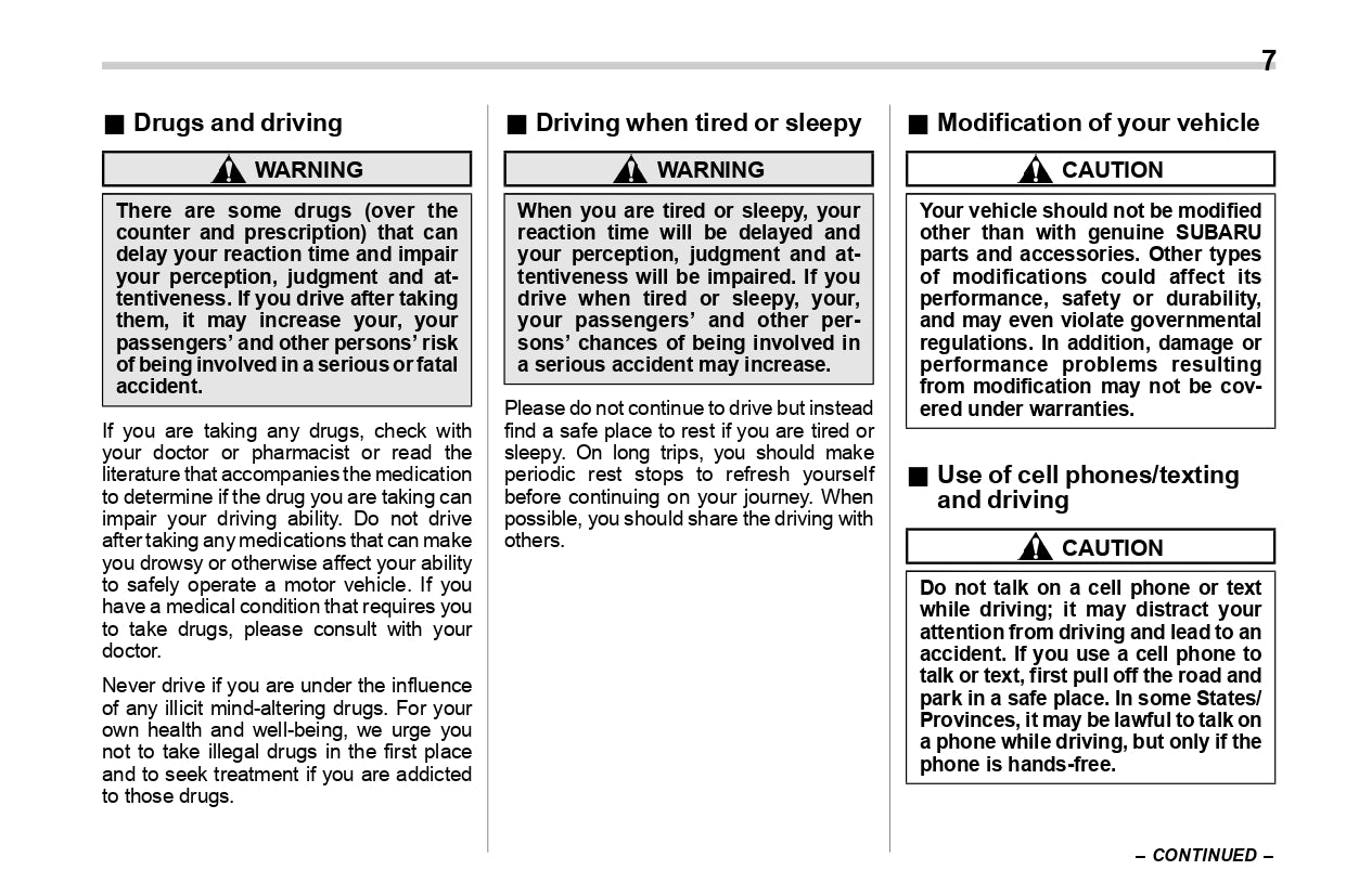 2019 Subaru Impreza Owner's Manual | English