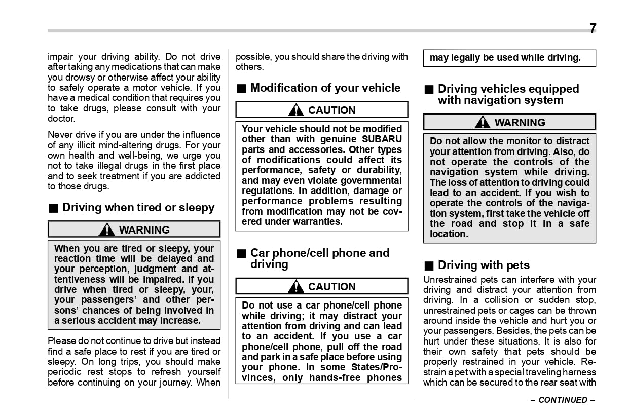 2018 Subaru Forester Owner's Manual | English