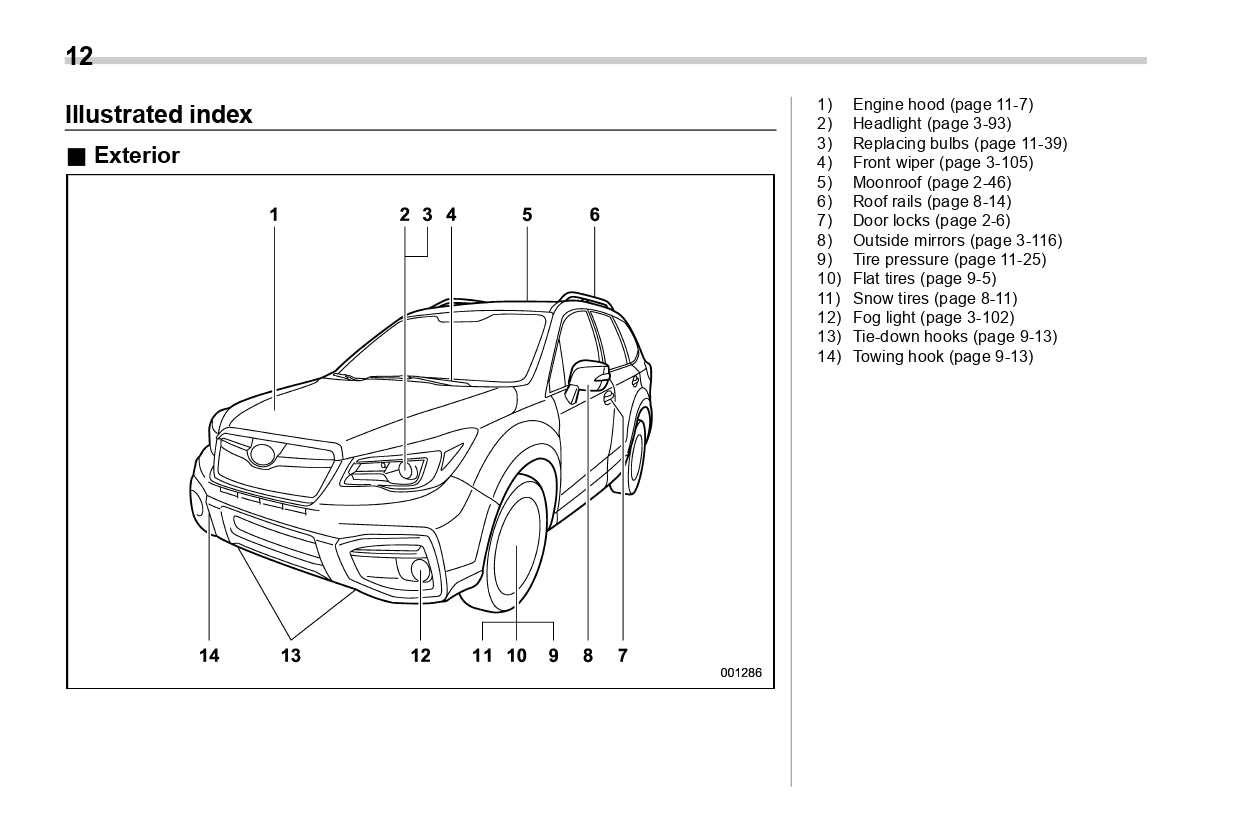 2018 Subaru Forester Gebruikershandleiding | Engels