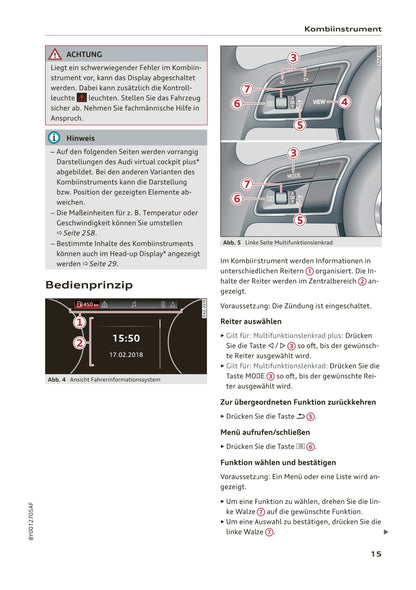 2020-2023 Audi A3 Bedienungsanleitung | Deutsch