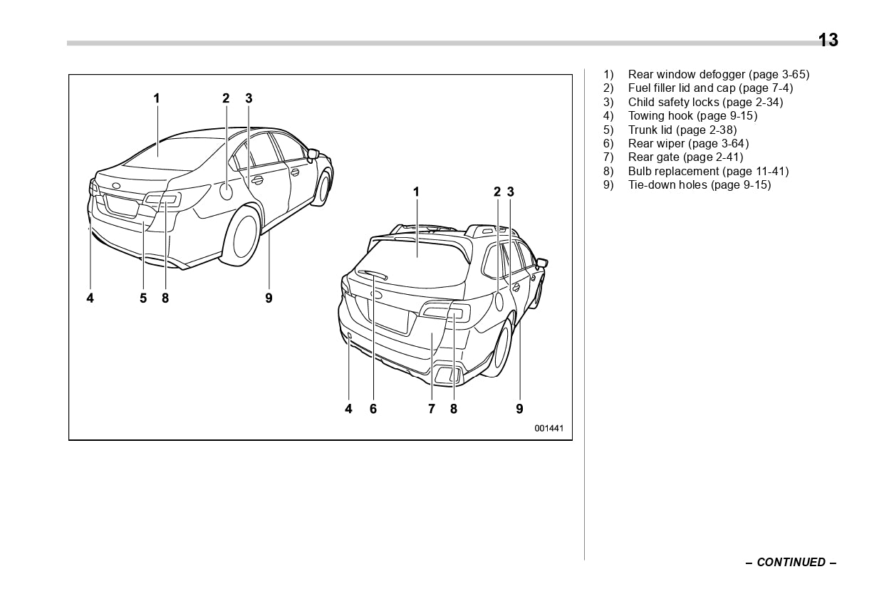 2018 Subaru Legacy/Outback Owner's Manual | English